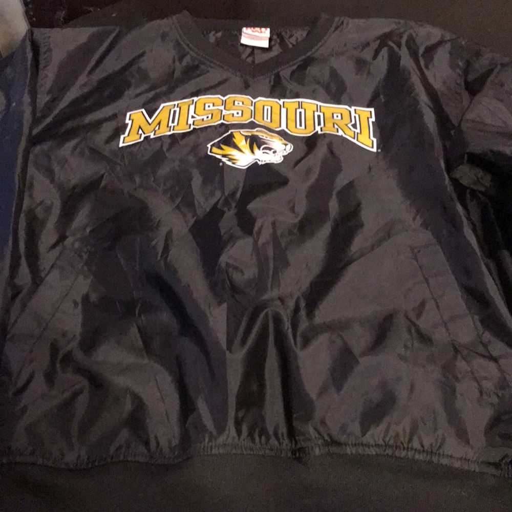Perfect  Black XL U of Missouri Polyester Pullover